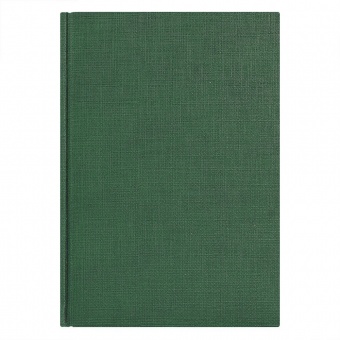 Ежедневник недатированный City Flax 145х205 мм, без календаря, зеленый фото 
