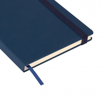Ежедневник Marseille soft touch BtoBook недатированный, синий (без упаковки, без стикера) фото 