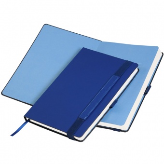 Ежедневник недатированный, Portobello Trend, Alpha , жесткая обложка , 145х210, 256 стр, синий/голубой фото 