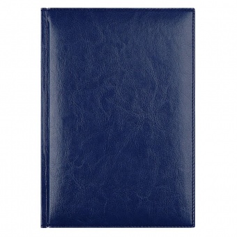 Ежедневник недатированный Birmingham 145х205 мм, без календаря, с лого AvD, синий фото 