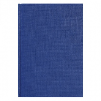 Ежедневник недатированный City Flax 145х205 мм, без календаря, синий фото 