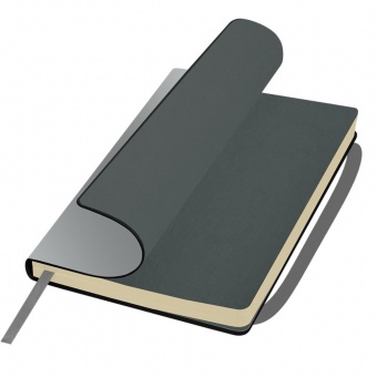 Ежедневник недатированный, Portobello Trend, Alpha Smart, серебро, 145х210, 256 стр, гибкая обложка, ляссе фото 