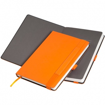 Ежедневник недатированный, Portobello Trend, Alpha , жесткая обложка , 145х210, 256 стр, оранжевый/коричневый фото 