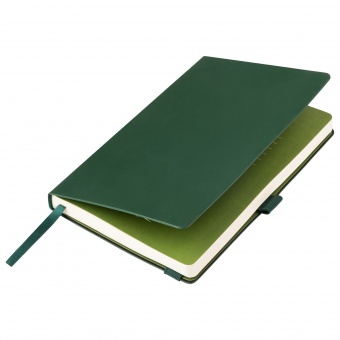Ежедневник недатированный, Portobello Trend, Alpha , жесткая обложка , 145х210, 256 стр, зеленый/оливковый фото 