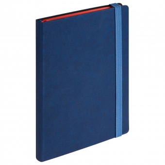 Ежедневник недатированный, Portobello Trend,Blue ocean, 145х210, 256стр, синий/красный(без бум лент, стик) фото 