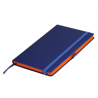 Ежедневник недатированный, Portobello Trend, Blue ocean , жесткая обложка, 145х210, 256стр,синий/оранжевый фото 