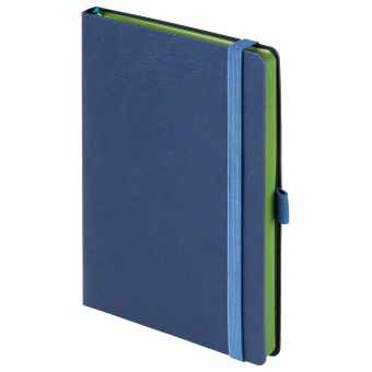 Ежедневник недатированный, Portobello Trend, Blue ocean , жесткая обложка, 145х210, 256стр,синий/св.зеленый фото 