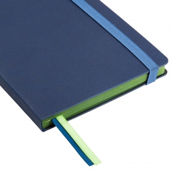 Ежедневник недатированный, Portobello Trend, Blue ocean , жесткая обложка, 145х210, 256стр,синий/св.зеленый фото 