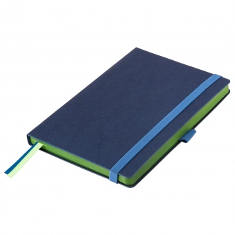 Ежедневник недатированный, Portobello Trend, Blue ocean , жесткая обложка, 145х210, 256стр,синий/св.зеленый фото 