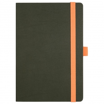 Ежедневник недатированный, Portobello Trend, Chameleon , жесткая обложка, 145х210, 256 стр, черный/оранжевый фото 