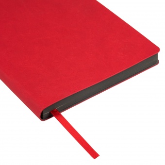 Ежедневник недатированный, Portobello Trend, Latte soft touch, 145х210, 256 стр, красный фото 4