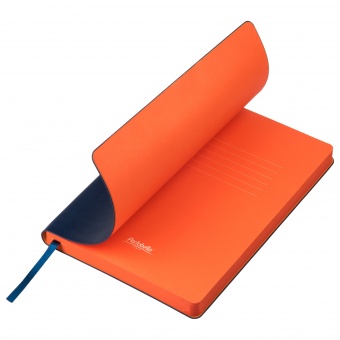 Ежедневник недатированный, Portobello Trend, River side, 145х210, 256 стр, синий/оранжевый(без бум лент, стик) фото 1
