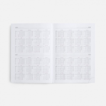 Ежедневник New Nebraska, датированный, синий фото 