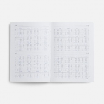 Ежедневник New Nebraska, датированный, синий фото 