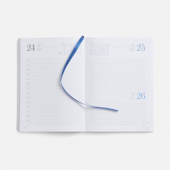 Ежедневник New Nebraska, датированный, синий фото 