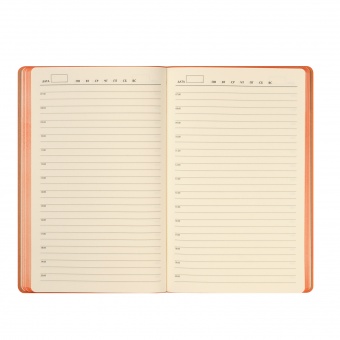 Ежедневник Rain недатированный, оранжевый (без упаковки, без стикера) фото 