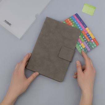 Ежедневник Ritz недатированный, бежевый, твердая обложка фото 