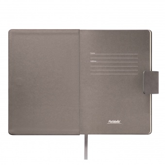 Ежедневник Ritz недатированный, серый, твердая обложка фото 