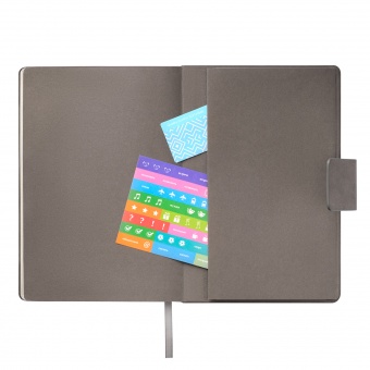 Ежедневник Ritz недатированный, серый, твердая обложка фото 