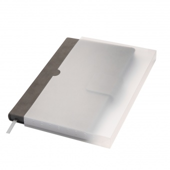 Ежедневник Ritz недатированный, серый, твердая обложка фото 