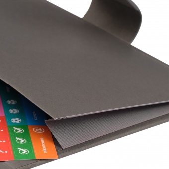 Ежедневник Ritz недатированный, серый, твердая обложка фото 