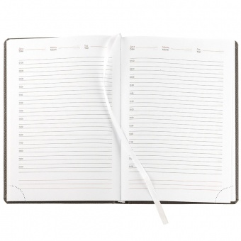 Ежедневник Sagrin, недатированный, темно-серый фото 