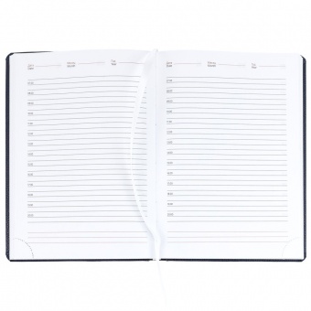 Ежедневник Sagrin, недатированный, темно-синий фото 