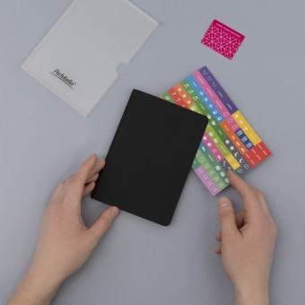 Ежедневник Spark mini A6 недатированный, черный фото 