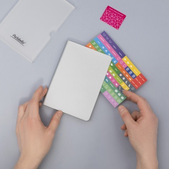 Ежедневник Spark mini A6 недатированный, серебряный фото 