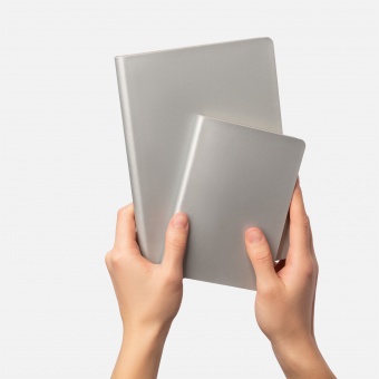 Ежедневник Spark mini A6 недатированный, серебряный фото 