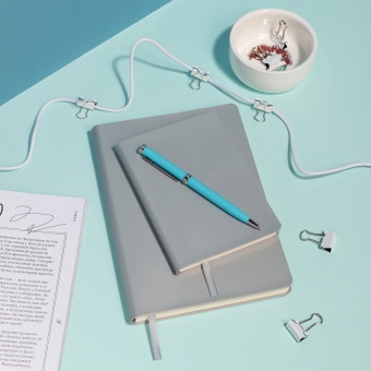 Ежедневник Spark mini A6 недатированный, серебряный фото 