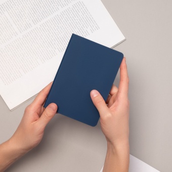 Ежедневник Spark mini A6 недатированный, синий фото 