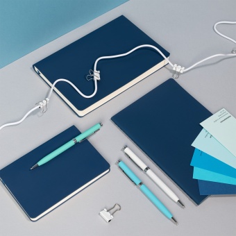 Ежедневник Spark mini A6 недатированный, синий фото 