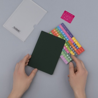 Ежедневник Spark mini A6 недатированный, зеленый фото 