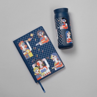 Ежедневник Spark недатированный, синий (без упаковки, без стикера) фото 