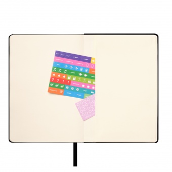 Ежедневник Stella недатированный с магнитом на обложке, черный фото 