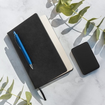 Ежедневник Stella недатированный с магнитом на обложке, черный фото 