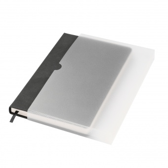 Ежедневник Stella недатированный с магнитом на обложке, черный фото 