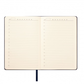 Ежедневник Stella недатированный с магнитом на обложке, синий фото 