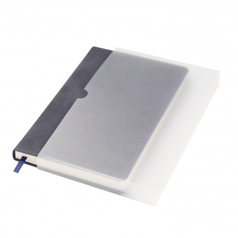 Ежедневник Stella недатированный с магнитом на обложке, синий фото 