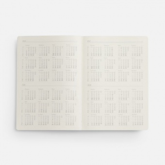 Ежедневник Urban Hard, недатированный, голубой фото 