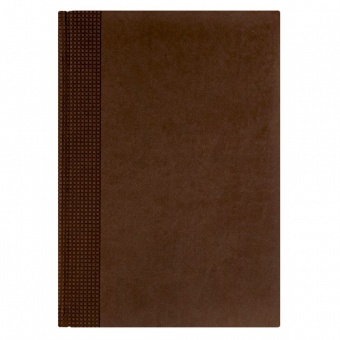 Ежедневник VELVET, А5, датированный (2020 г.), коричневый фото 