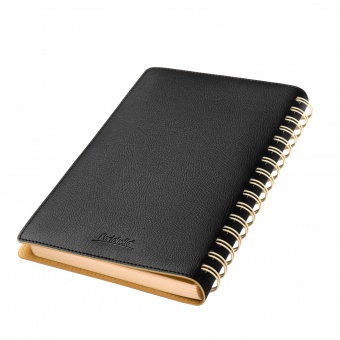 Ежедневник Vista недатированный, черный/бежевый фото 