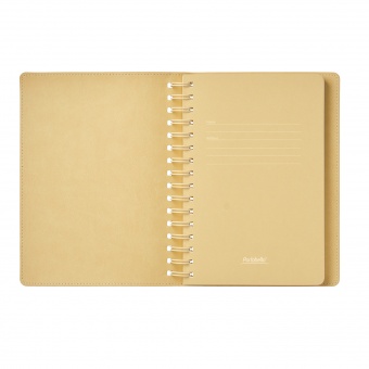 Ежедневник Vista недатированный, черный/бежевый фото 