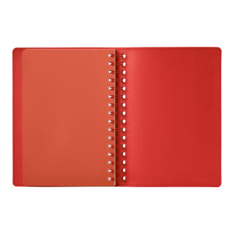 Ежедневник Vista недатированный, черный/красный фото 