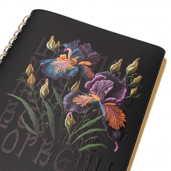 Ежедневник Vista недатированный, черный/красный фото 