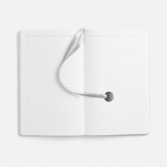 Ежедневник Waltz, недатированный, серебристый фото 