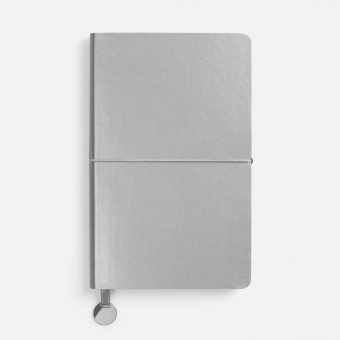 Ежедневник Waltz, недатированный, серебристый фото 