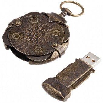 Флешка «Криптекс»® Compass Lock, 16 Гб фото 