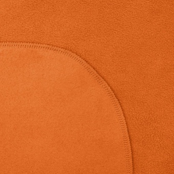 Флисовый плед Warm&Peace XL, оранжевый фото 